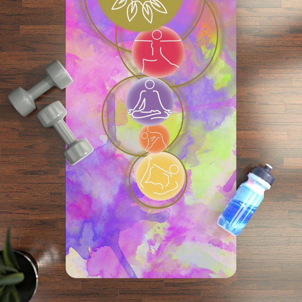 Sisters Retreat Rubber Yoga Mat microfiber top by Equippage.com