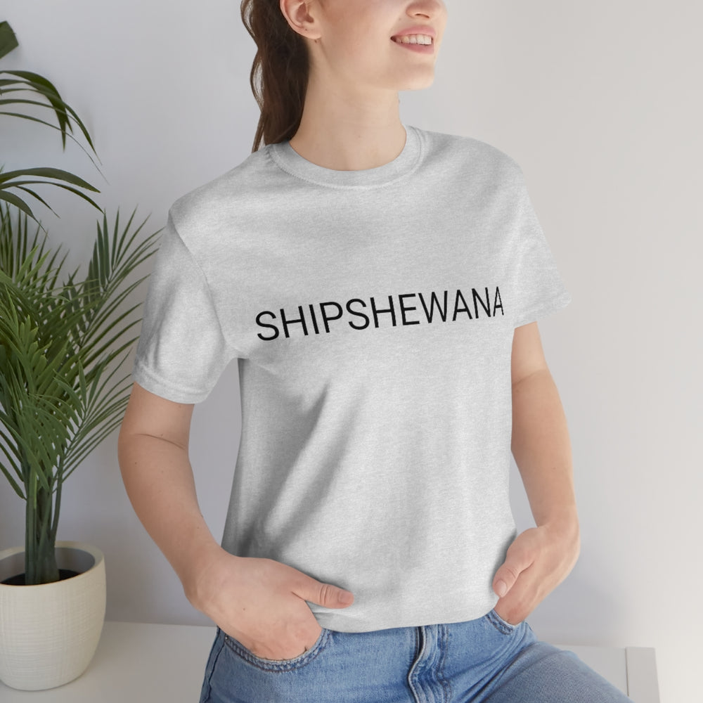 SHIPSHEWANA Indiana Unisex Jersey Short Sleeve Tee by Equippage.com