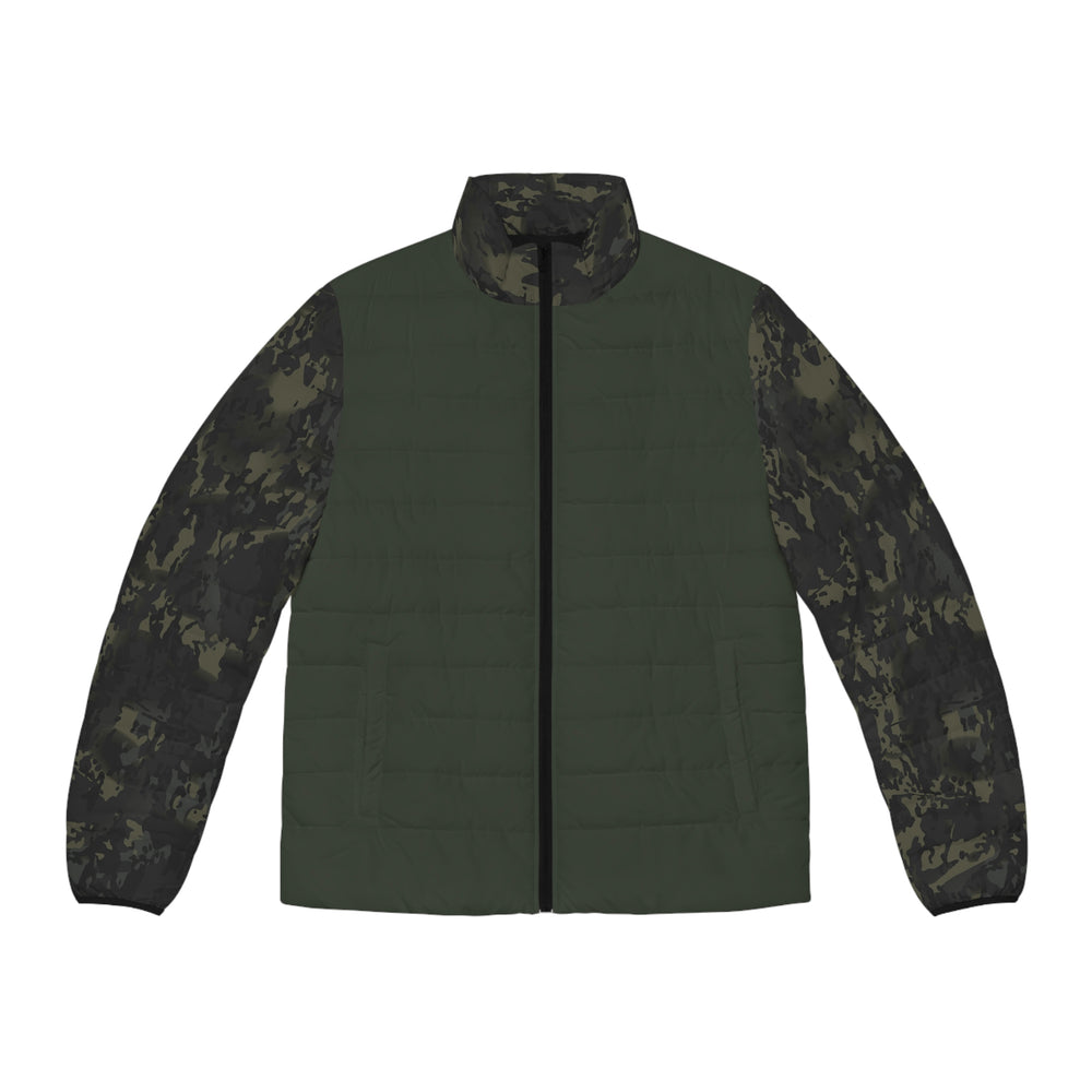 Equippage BMC USMC Green Stripe Men's Puffer Jacket