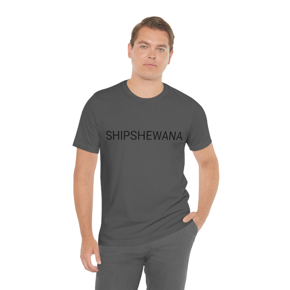 SHIPSHEWANA Indiana Unisex Jersey Short Sleeve Tee by Equippage.com