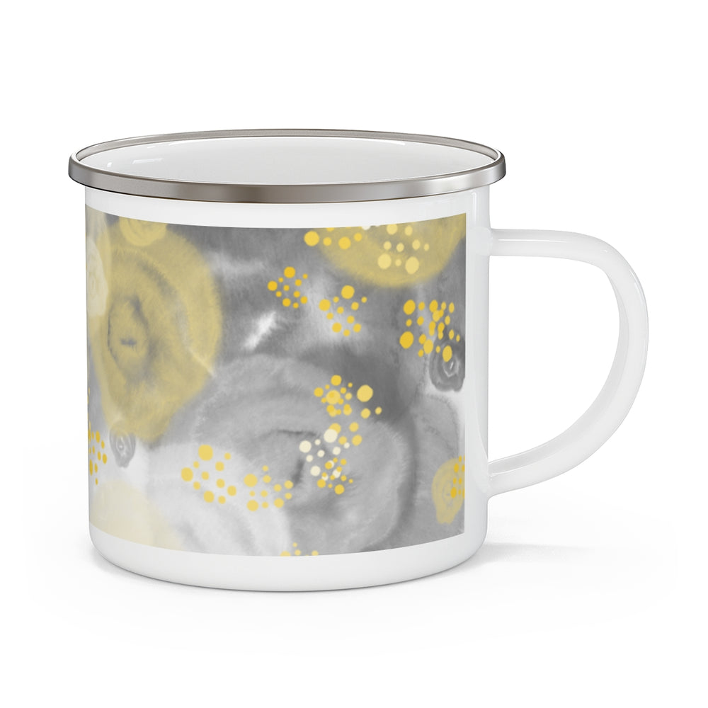 Watercolor Enamel Camping Mug