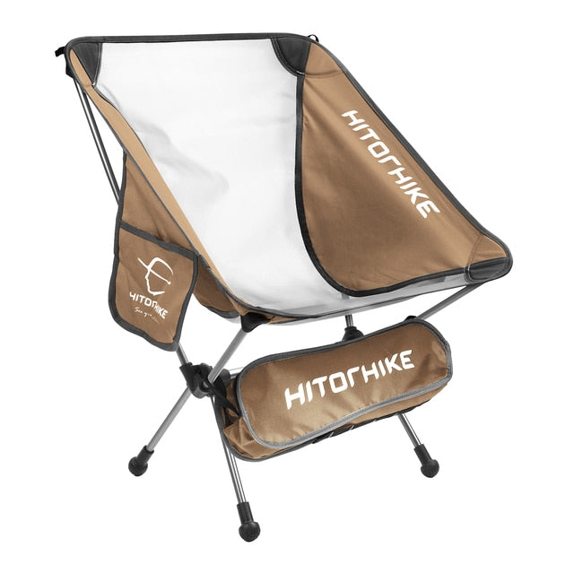 Hitorhike Travel Ultralight Folding Chair Superhard High Load Outdoor Camping Portable Beach Hiking Picnic Seat Fishing Chair