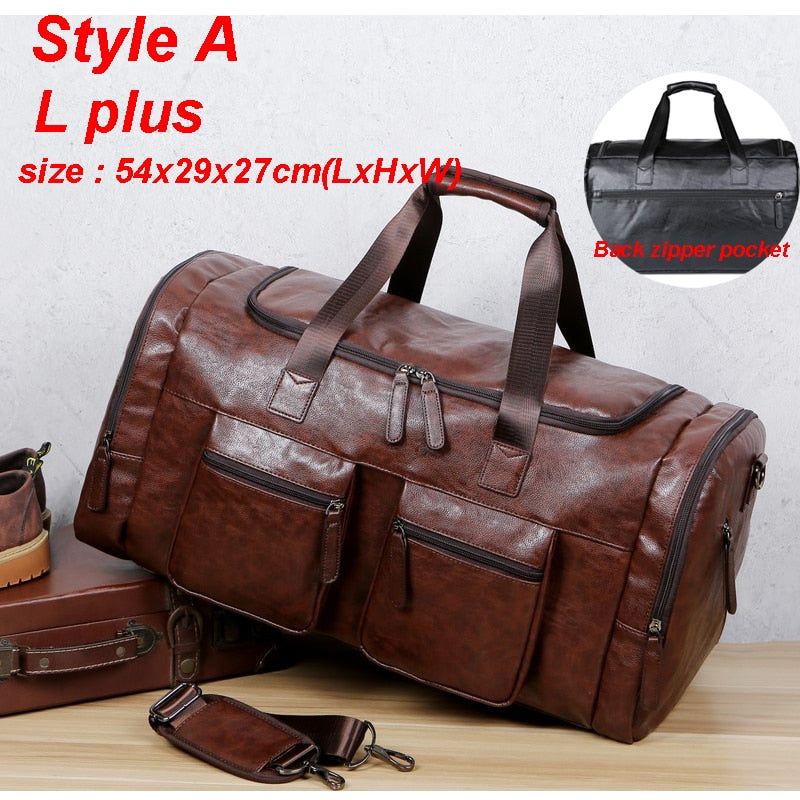 Quality Leather Carry on Luggage for Men