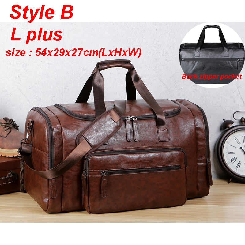 Quality Leather Carry on Luggage for Men