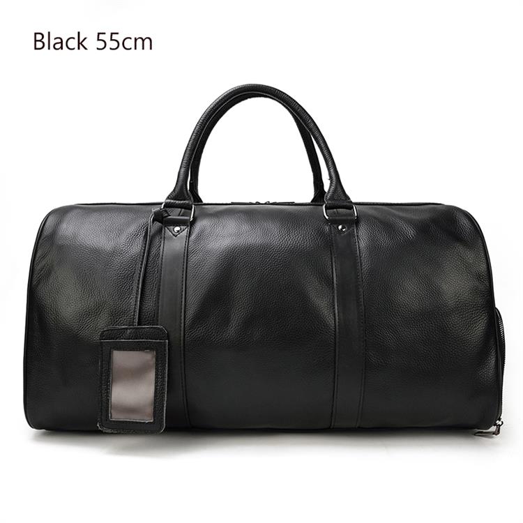 Genuine Leather Carry-On Luggage for Men