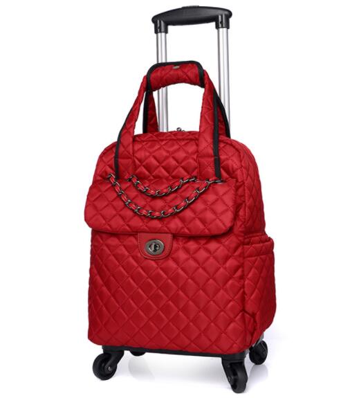 Women Carry-On Trolley Suitcase