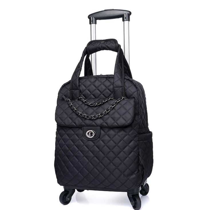 Women Carry-On Trolley Suitcase