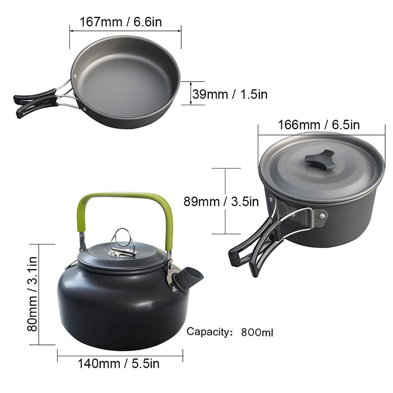 Outdoor Camping Cookware Set