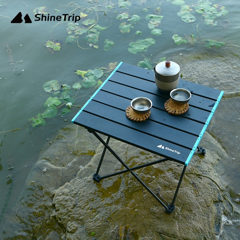 Shine Trip Ultralight Portable Outdoor Folding Table Large Space Oxford Cloth Camping Storage Bag for Garden Party Picnic BBQ