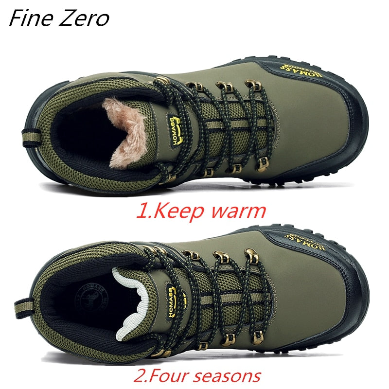 FINE ZERO Outdoor Winter Snow Boots