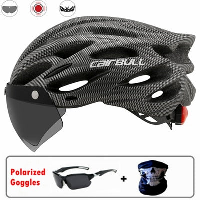 Integrally-Molded Bicycle Cycling Helmets