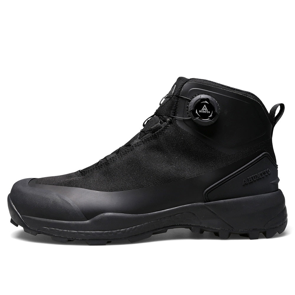 HUMTTO Waterproof Leather Platform Boots