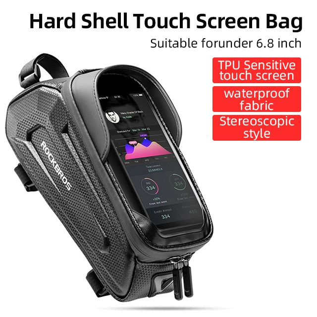 ROCKBROS Waterproof Touch Screen Saddle Package For 6.5Inch