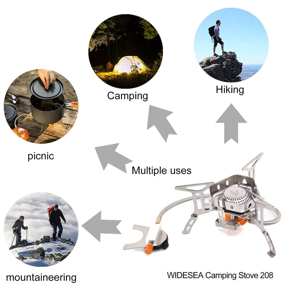 Widesea Outdoor Camping Folding Electronic Burner