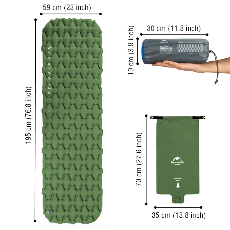 Naturehike Inflatable Ultralight Waterproof Camping Mat