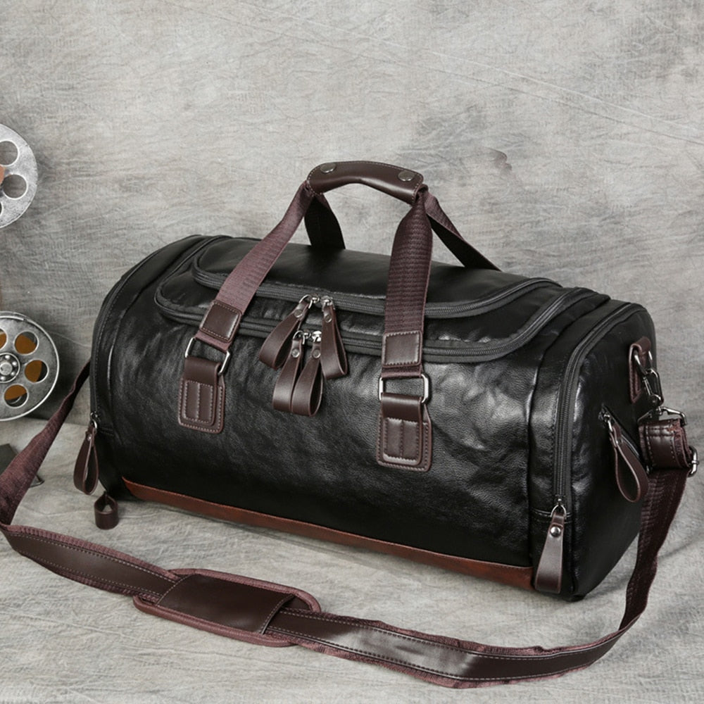 Quality Leather Carry on Luggage for Men