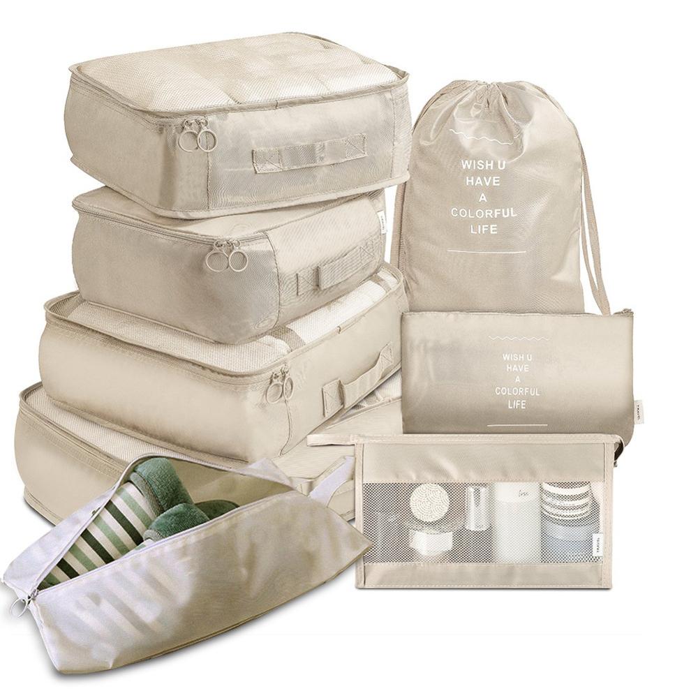 8-Piece Travel Packing Cube