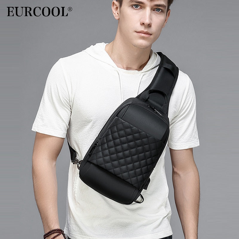 EURCOOL Crossbody Messenger Bag for Men