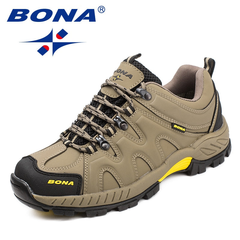 BONA Classic Style Men Hiking Shoes