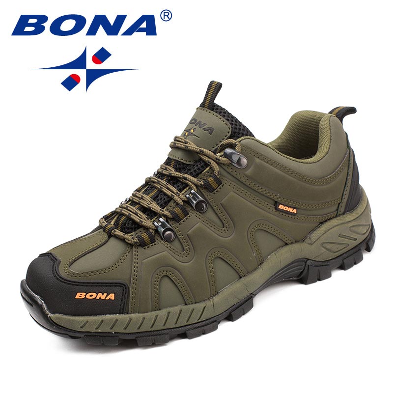 BONA Classic Style Men Hiking Shoes