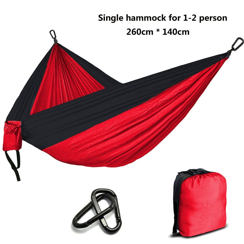 Camping Parachute Hammock Survival Garden Outdoor Furniture Leisure Sleeping Hamaca Travel Double Hammock