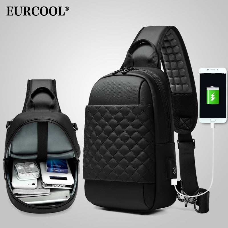 EURCOOL Crossbody Messenger Bag for Men