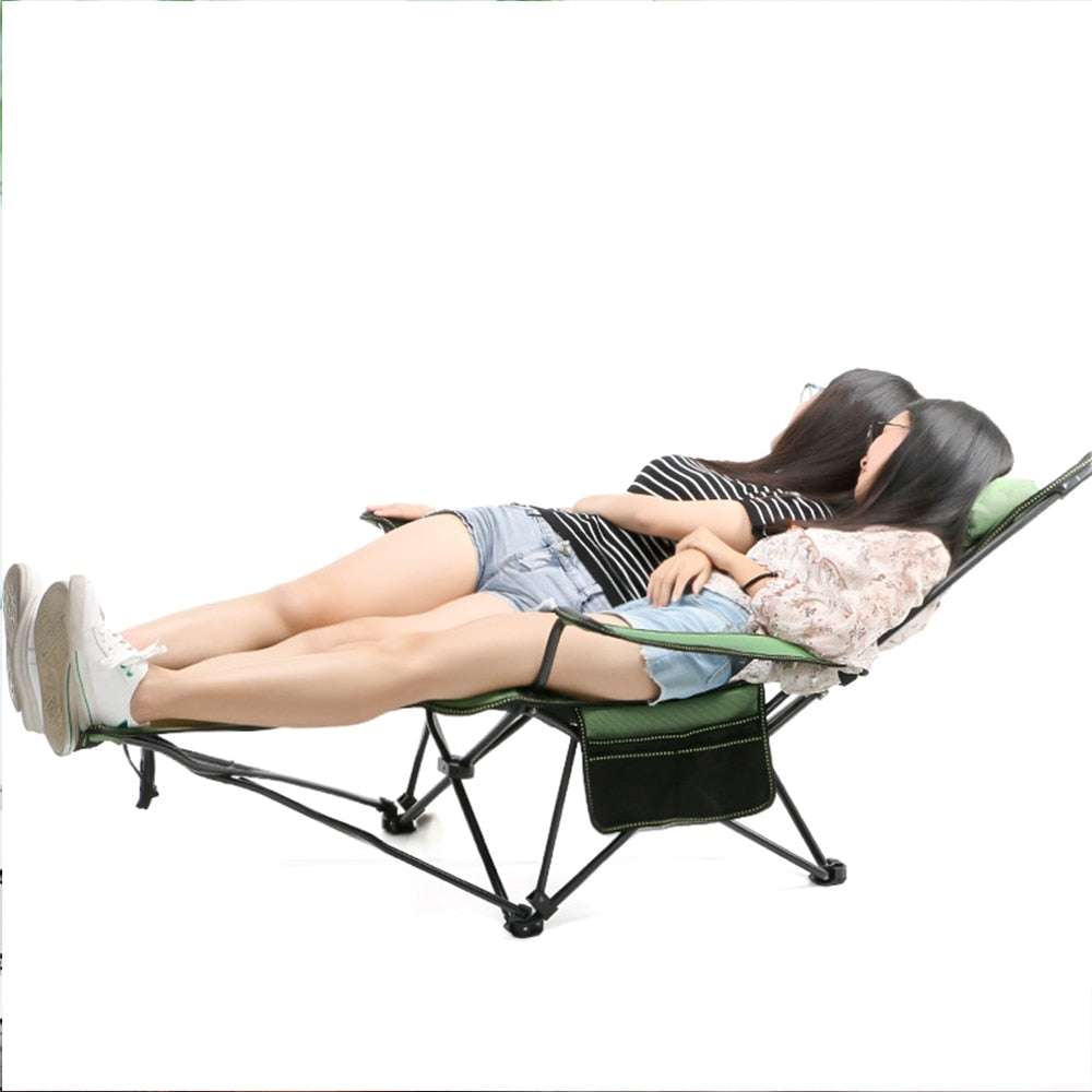 Outdoor Folding Camping Chair with Footrest