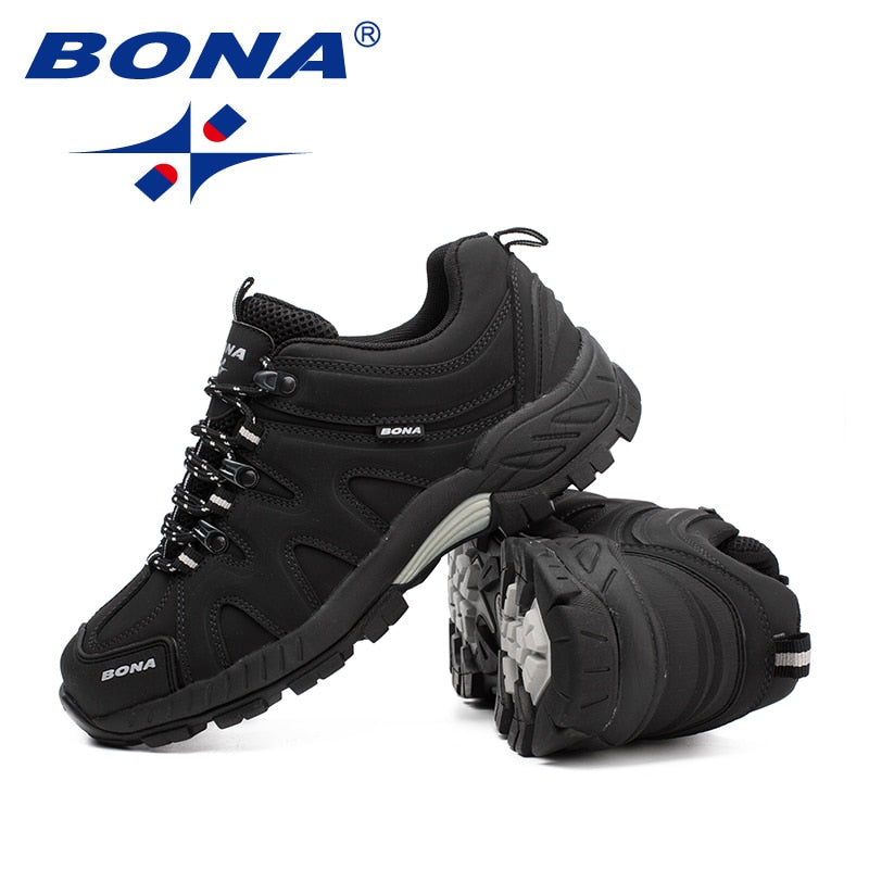 BONA Classic Style Men Hiking Shoes