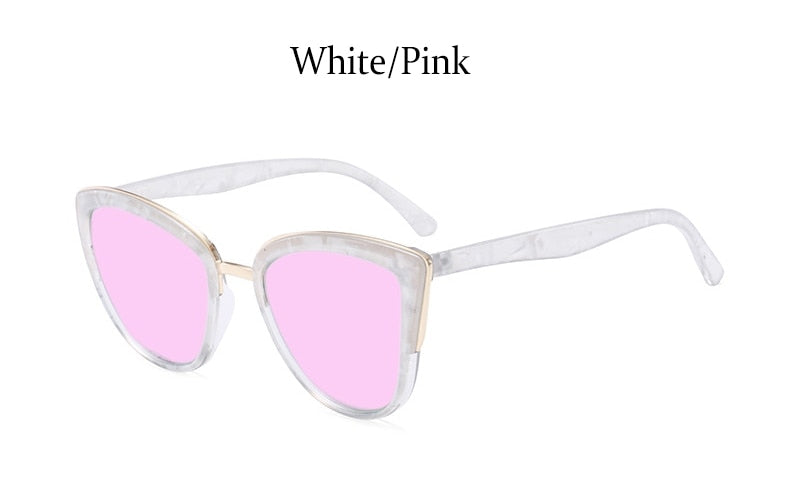 REBOTO Fashion Cat Mirror Sunglasses