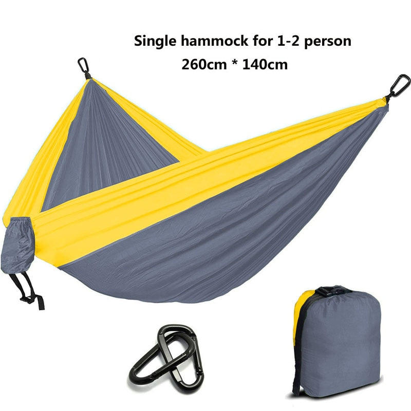Camping Parachute Hammock Survival Garden Outdoor Furniture Leisure Sleeping Hamaca Travel Double Hammock