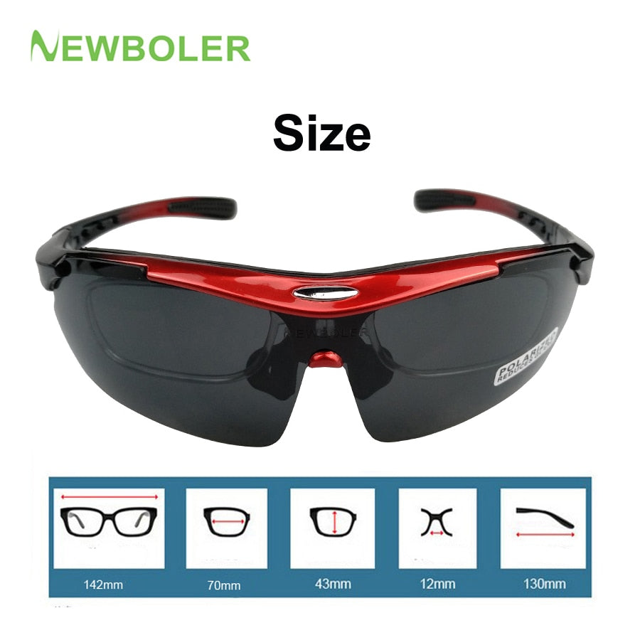 NEWBOLER Outdoor Sports Sunglasses