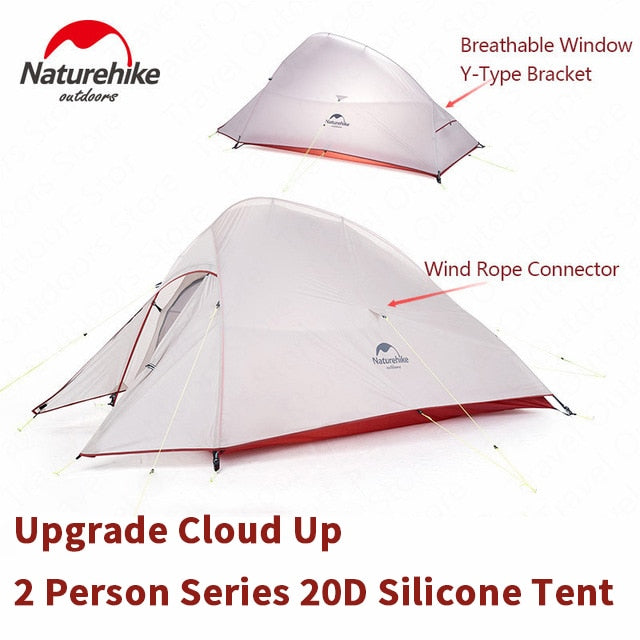 Naturehike 20D Silicone Cloud Up Camping Tent