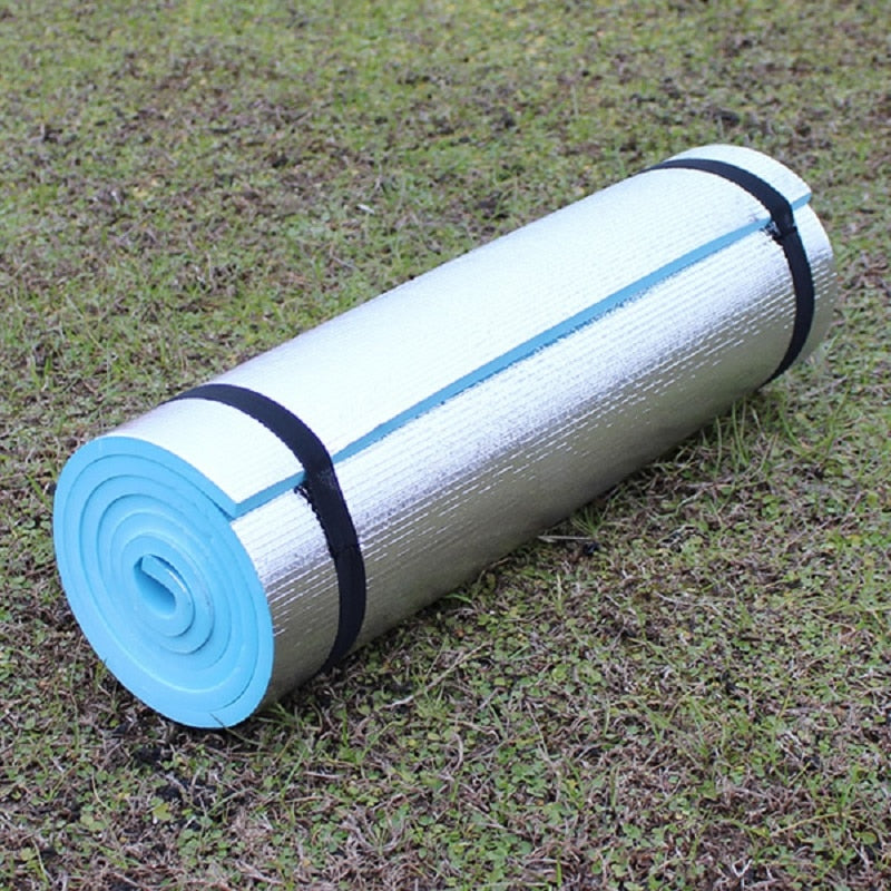 Outdoor camping mattress picnic mat pads Aluminum Foil mat Camping Dampproof beach mat 180*50*0.6cm