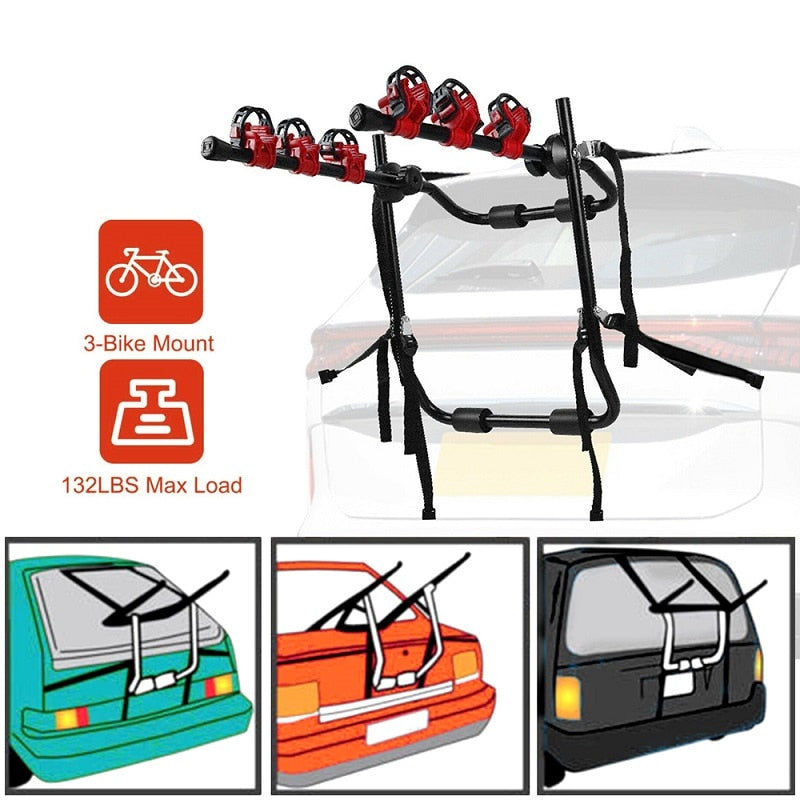 EGO 3-Bicycle Trunk Mount Bike Carrier