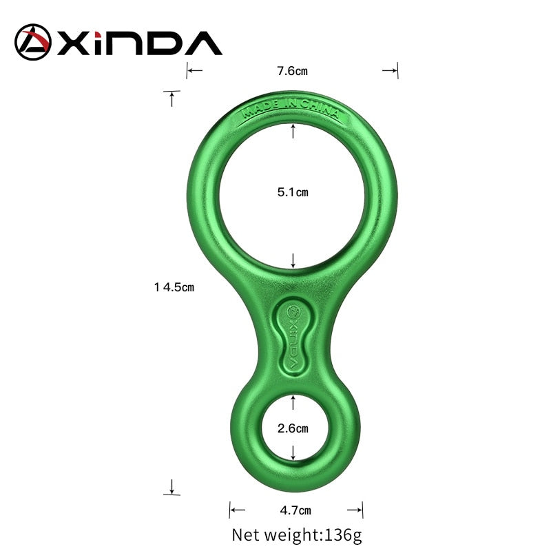 XINDA Rock Climbing Belay Rappelling Kit