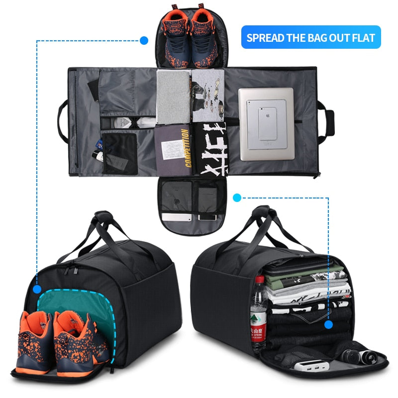 Rowe Multi-Functional Waterproof Travel Bag