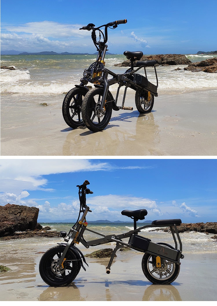 Foldable Electric Three-wheeled E-bike