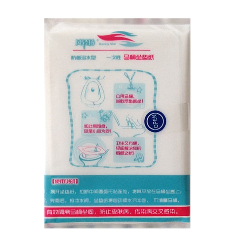 10 Packs Disposable Toilet Seat Protector