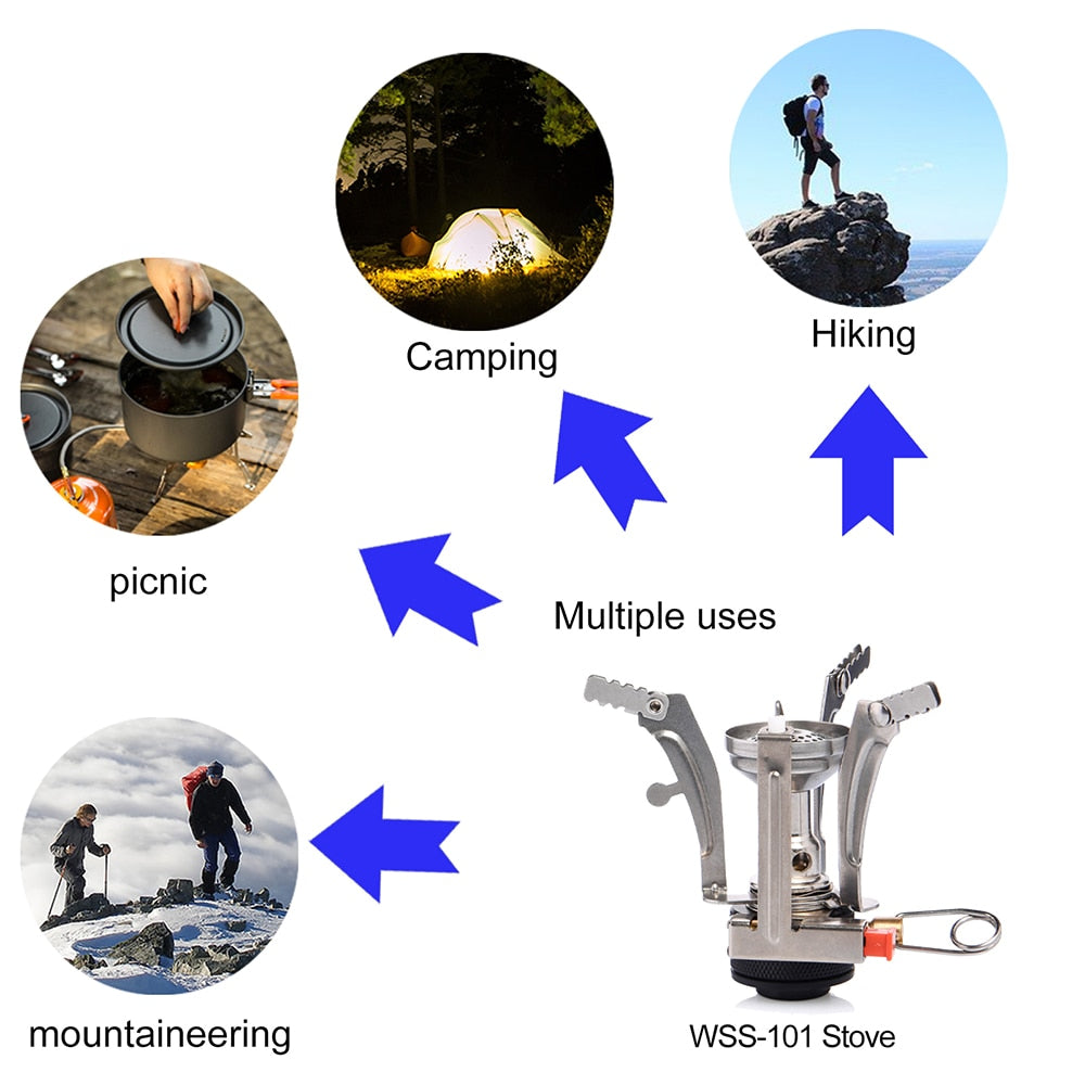 Widesea Portable Outdoor Camping Gas Burner