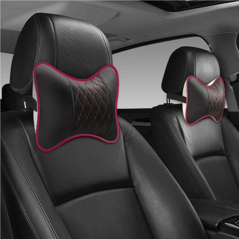Universal Leather Car Neck Pillows