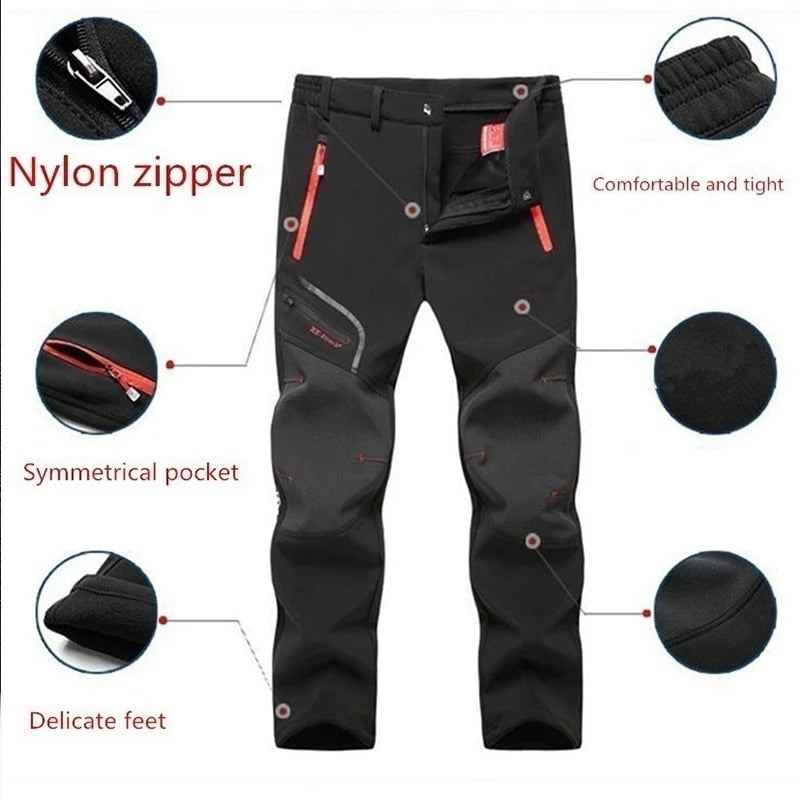 Outdoor Hiking Softshell Cargo Pants