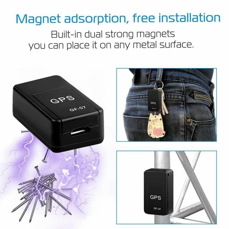 GF-07 Mini GPS Tracker Magnetic Mount Car Motorcycle Real Time Tracking