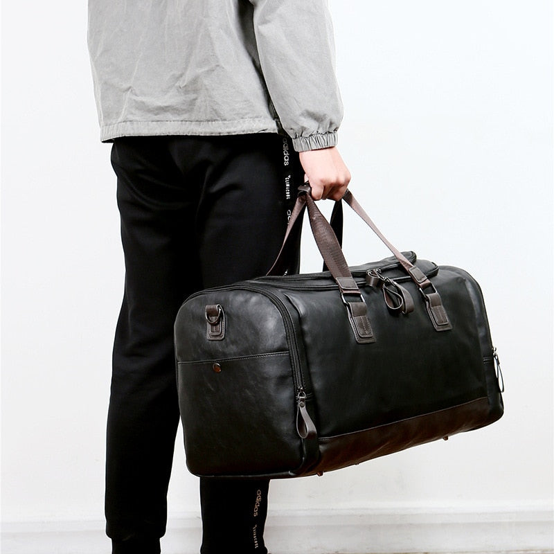 Quality Leather Carry on Luggage for Men