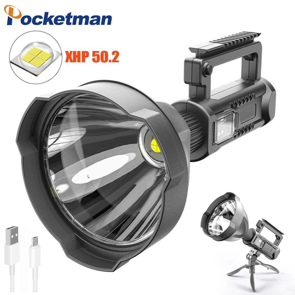 Pocketman Portable Searchlight With P50.2 Lamp Bead