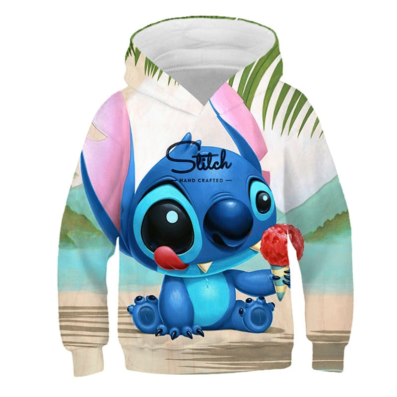 Disney Lilo & Stitch Kids Fashion Hoodies