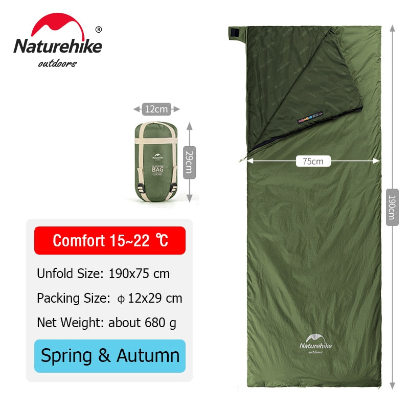 Naturehike Sleeping Bag LW180 Ultralight Cotton Sleeping Bag