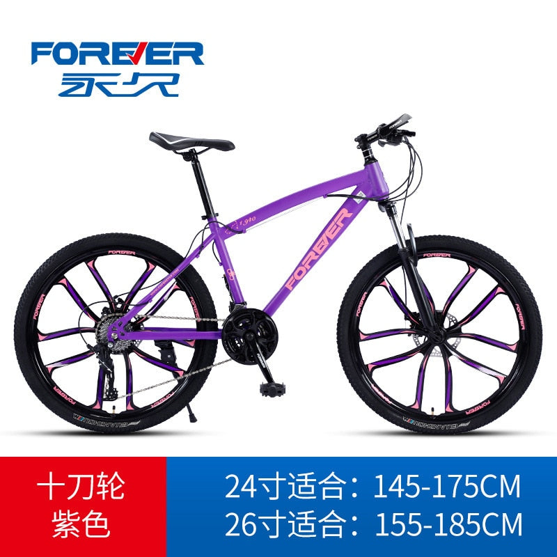 Double Disc Brake Shock Absorption Outdoor Bike