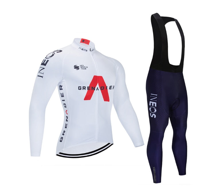 Long-Sleeved Cycling Jersey Suit