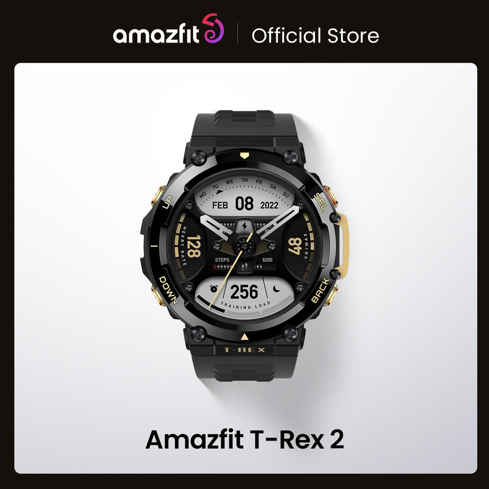 Amazfit T Rex 2 Rugged Outdoor GPS Smartwatch 2022