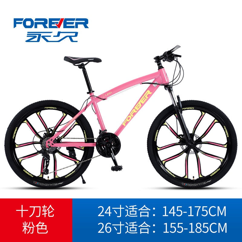 Double Disc Brake Shock Absorption Outdoor Bike